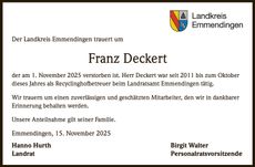 Announcement