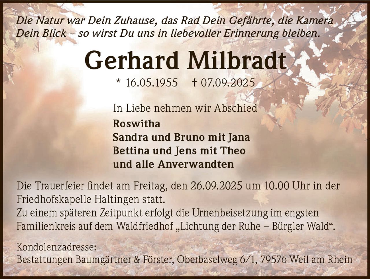 Ankündigung