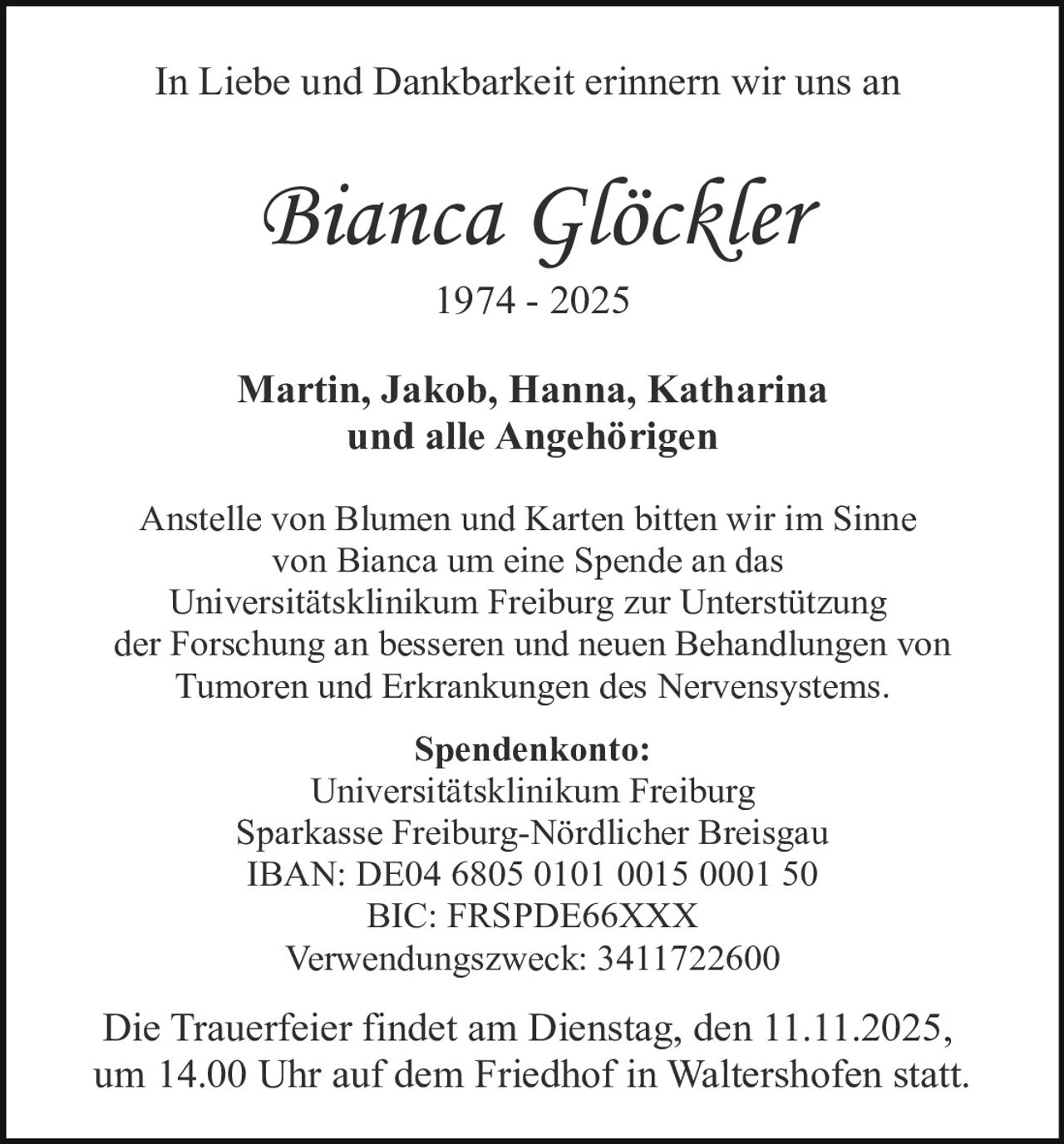 Ankündigung