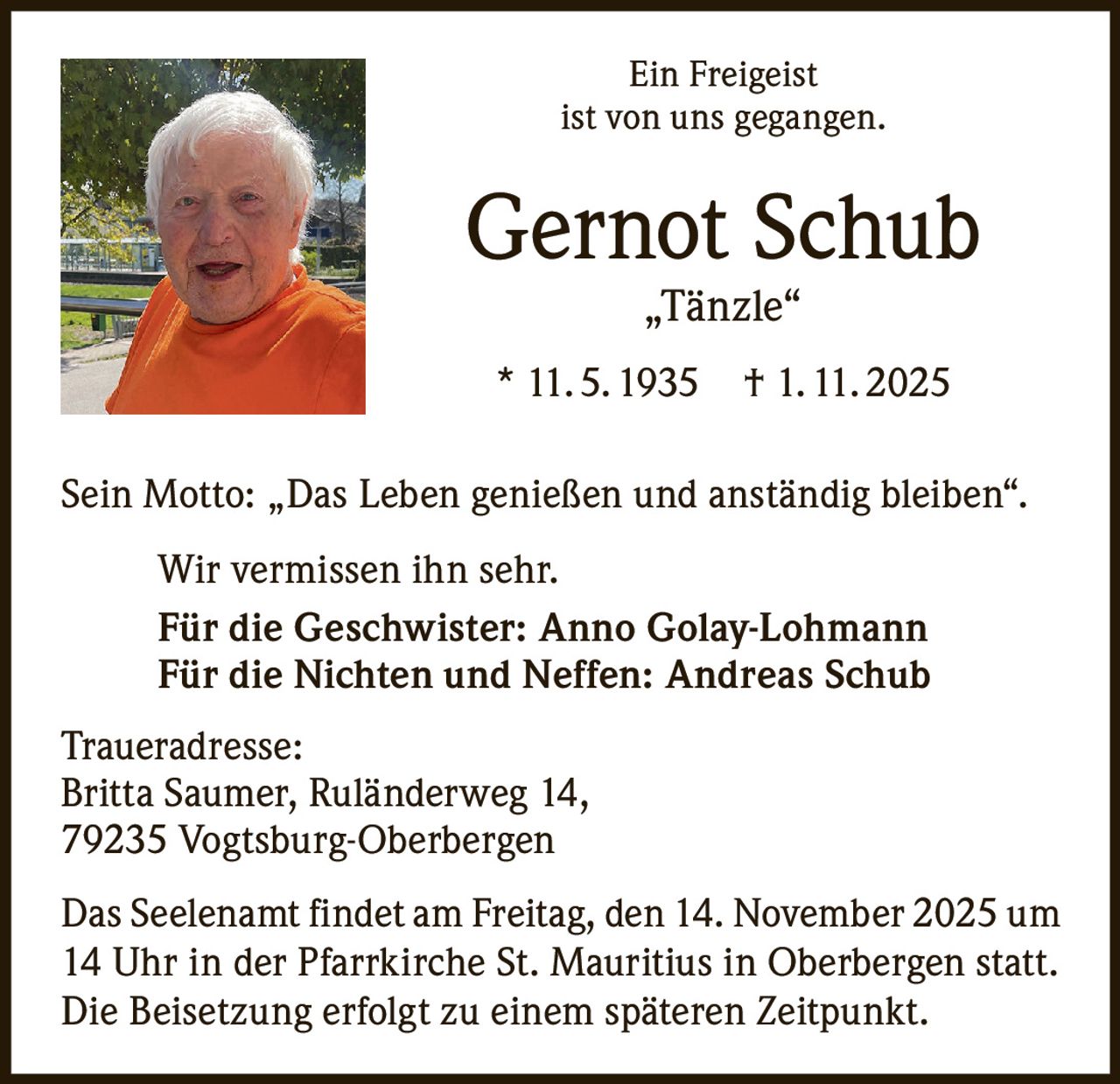 Ankündigung