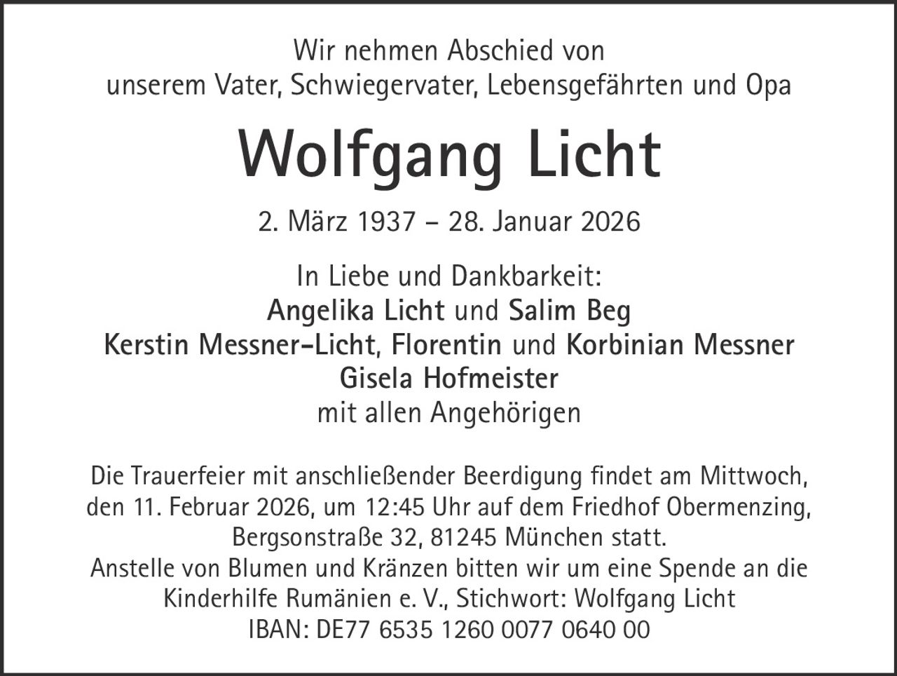 Ankündigung