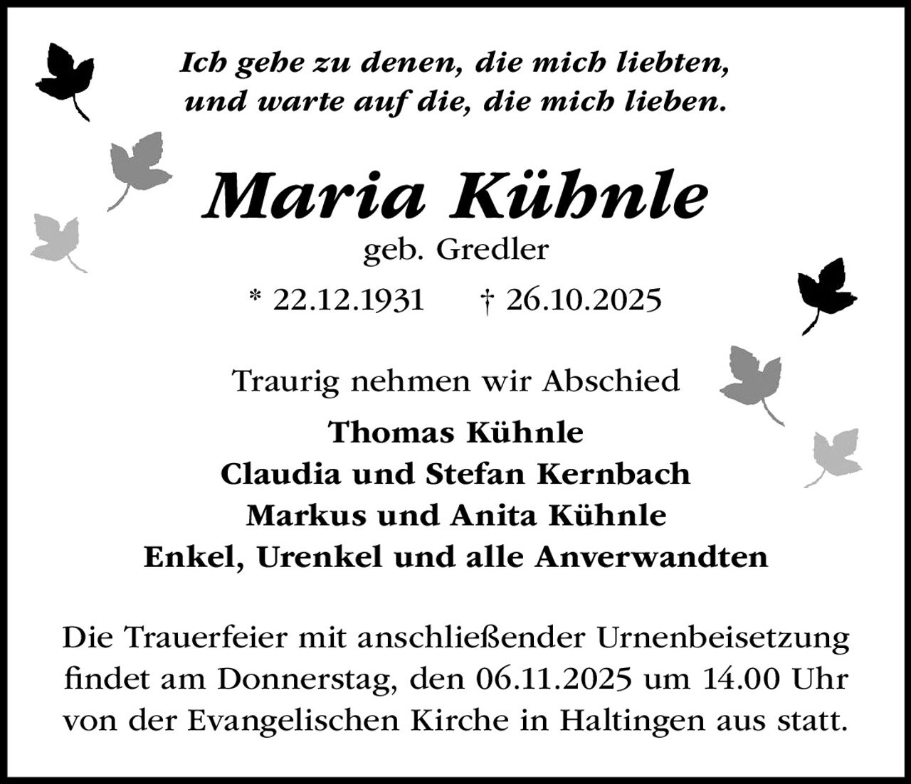 Ankündigung