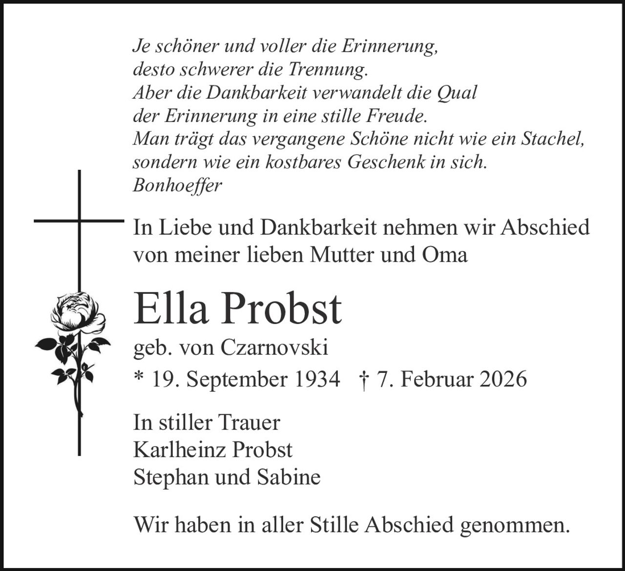Ankündigung