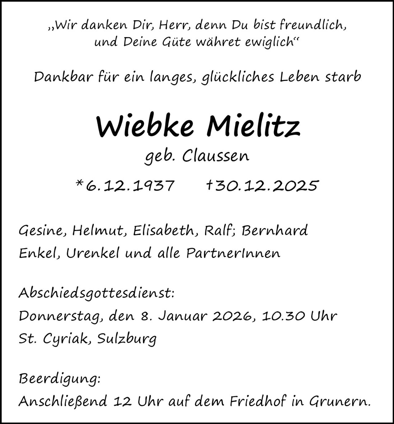 Ankündigung