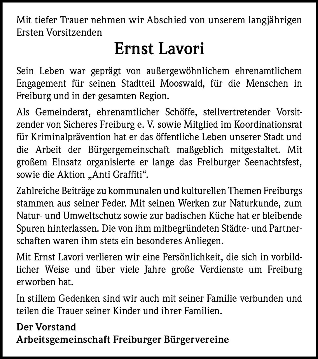 Ankündigung