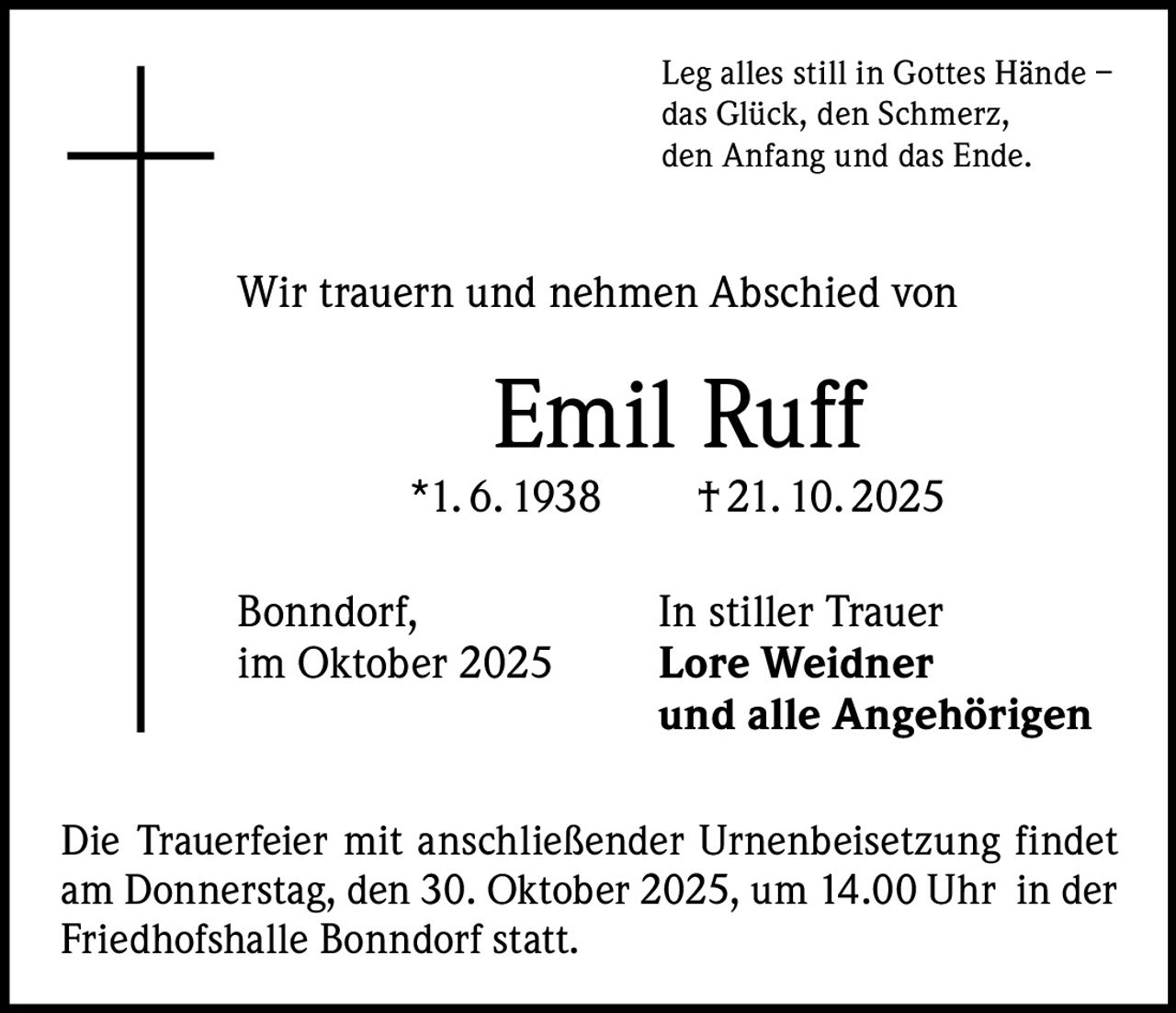 Ankündigung