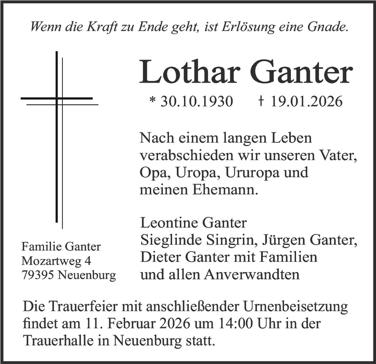 Ankündigung