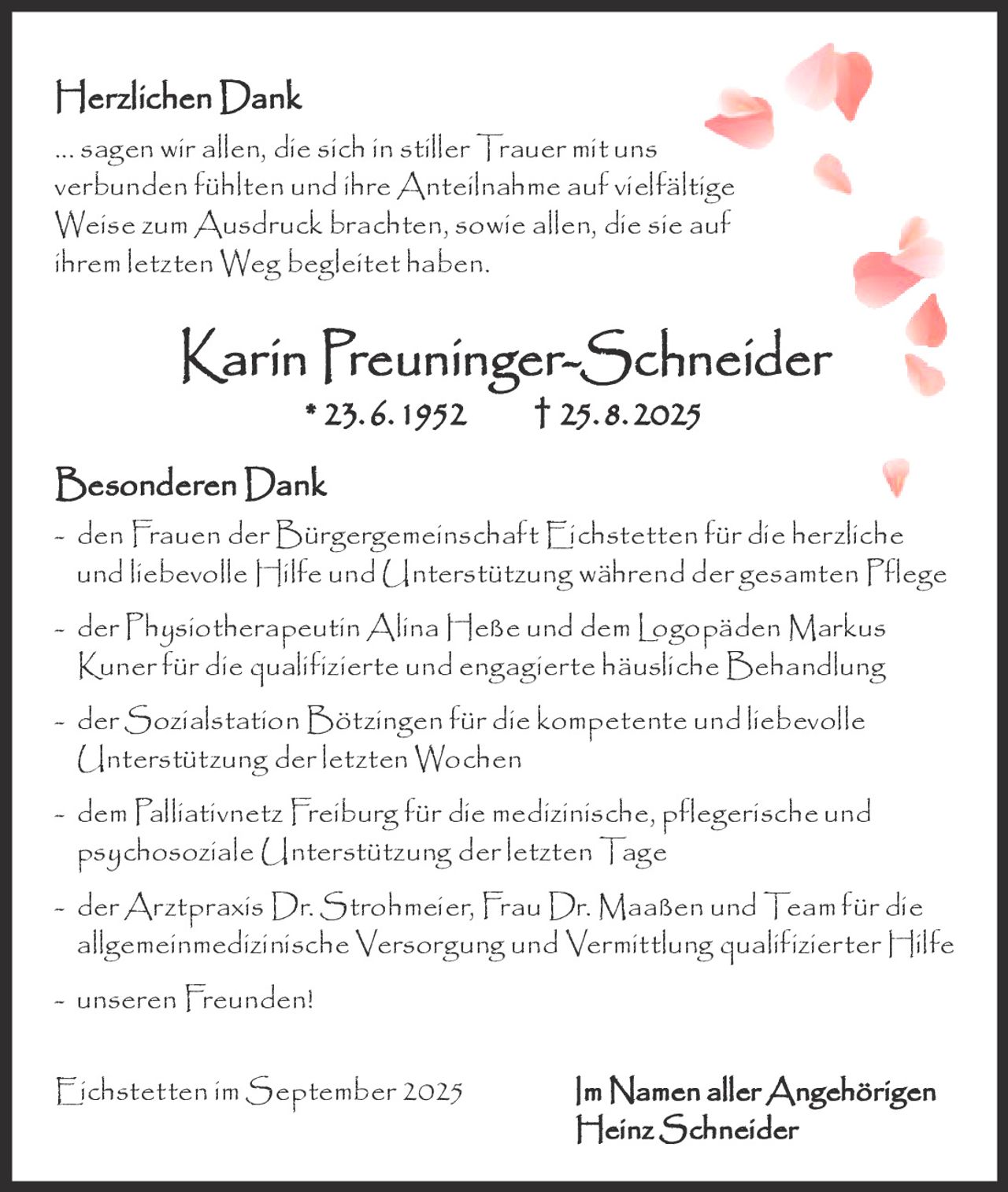 Ankündigung