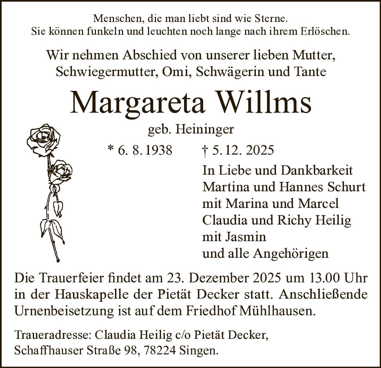 Ankündigung
