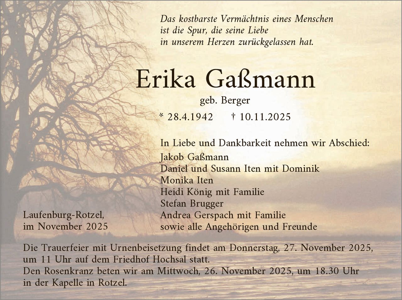Ankündigung