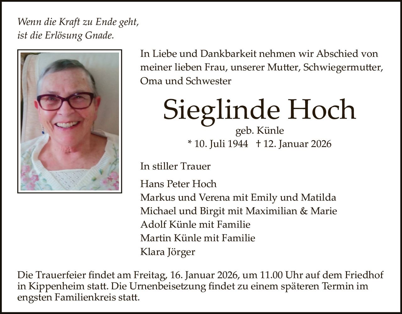 Ankündigung