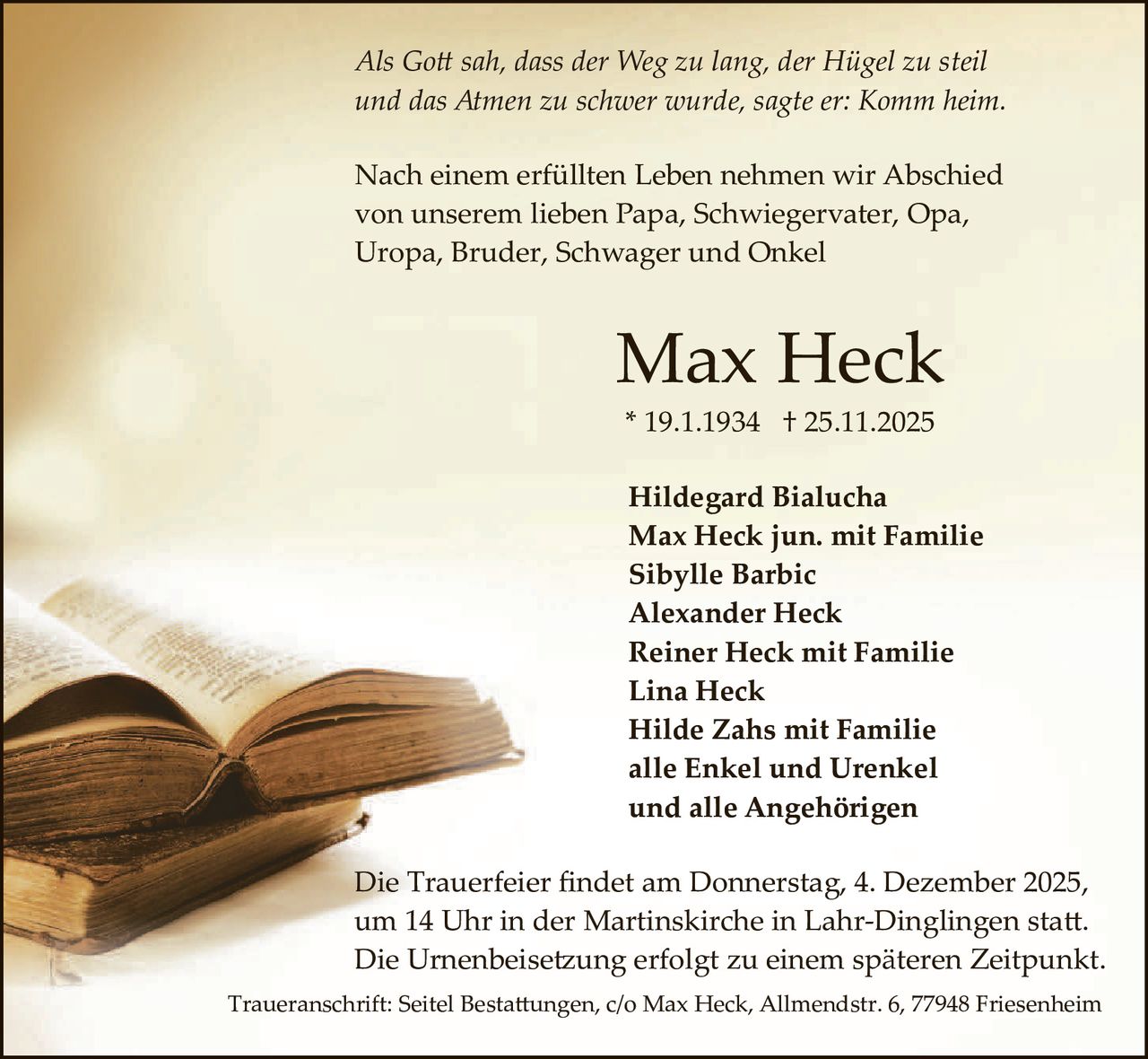 Ankündigung