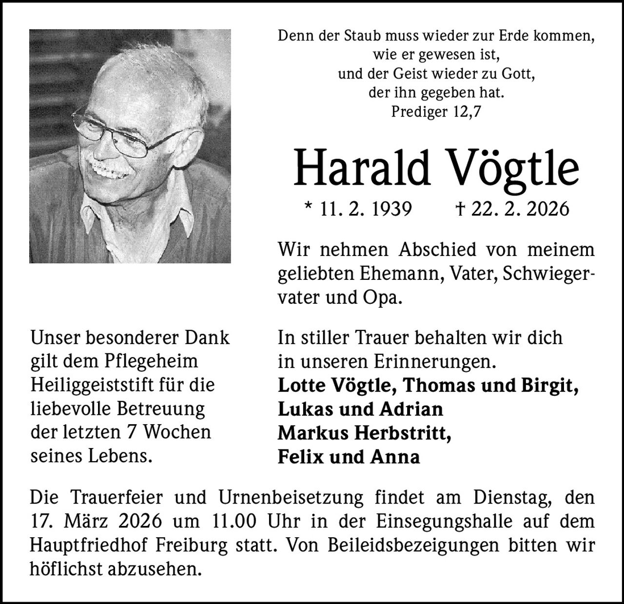 Ankündigung