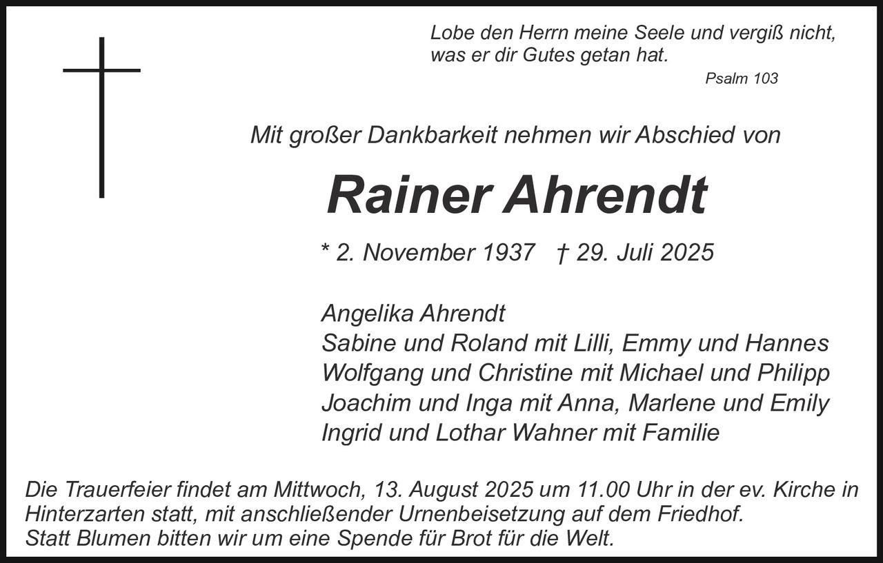 Ankündigung