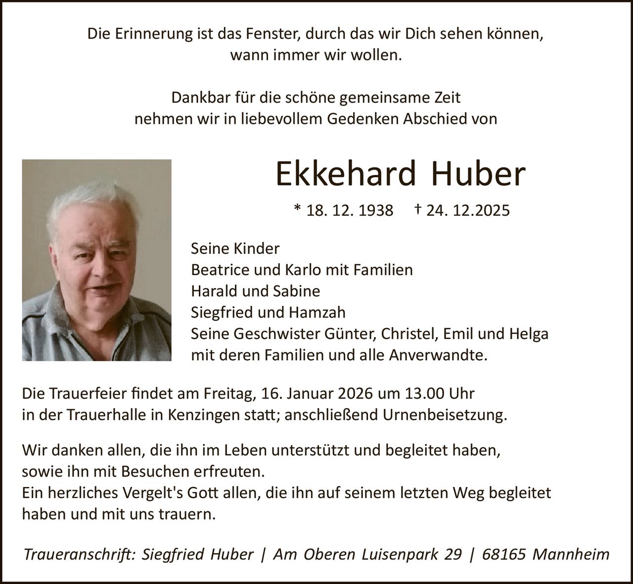 Ankündigung