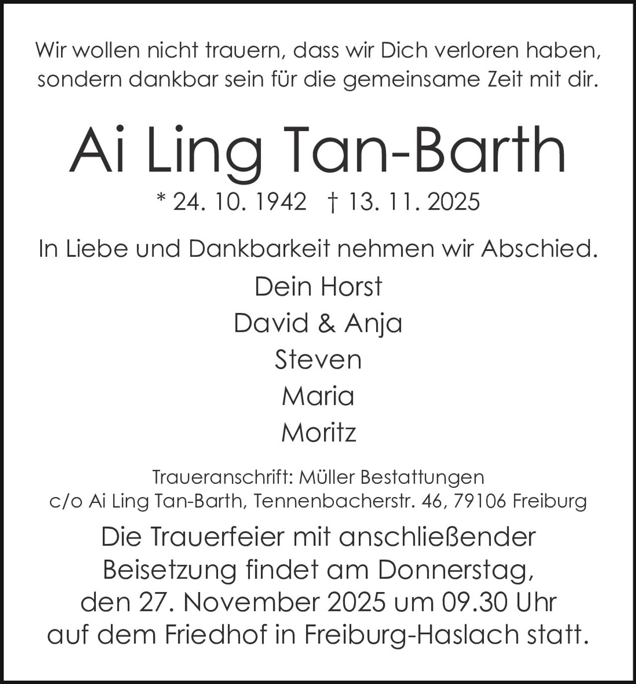 Ankündigung