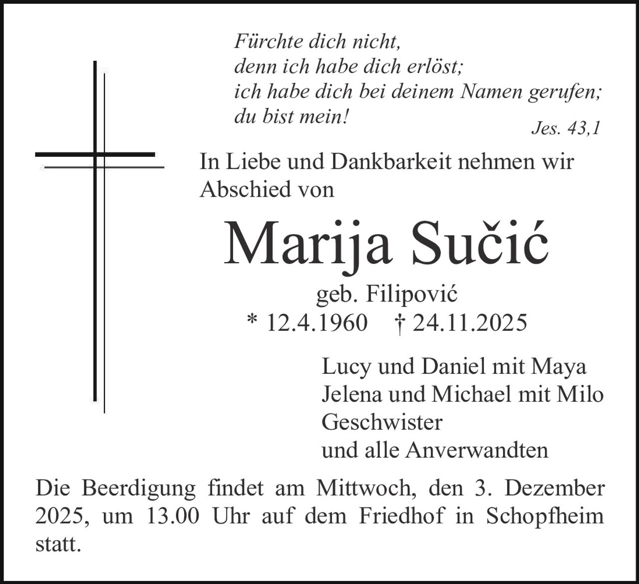 Ankündigung