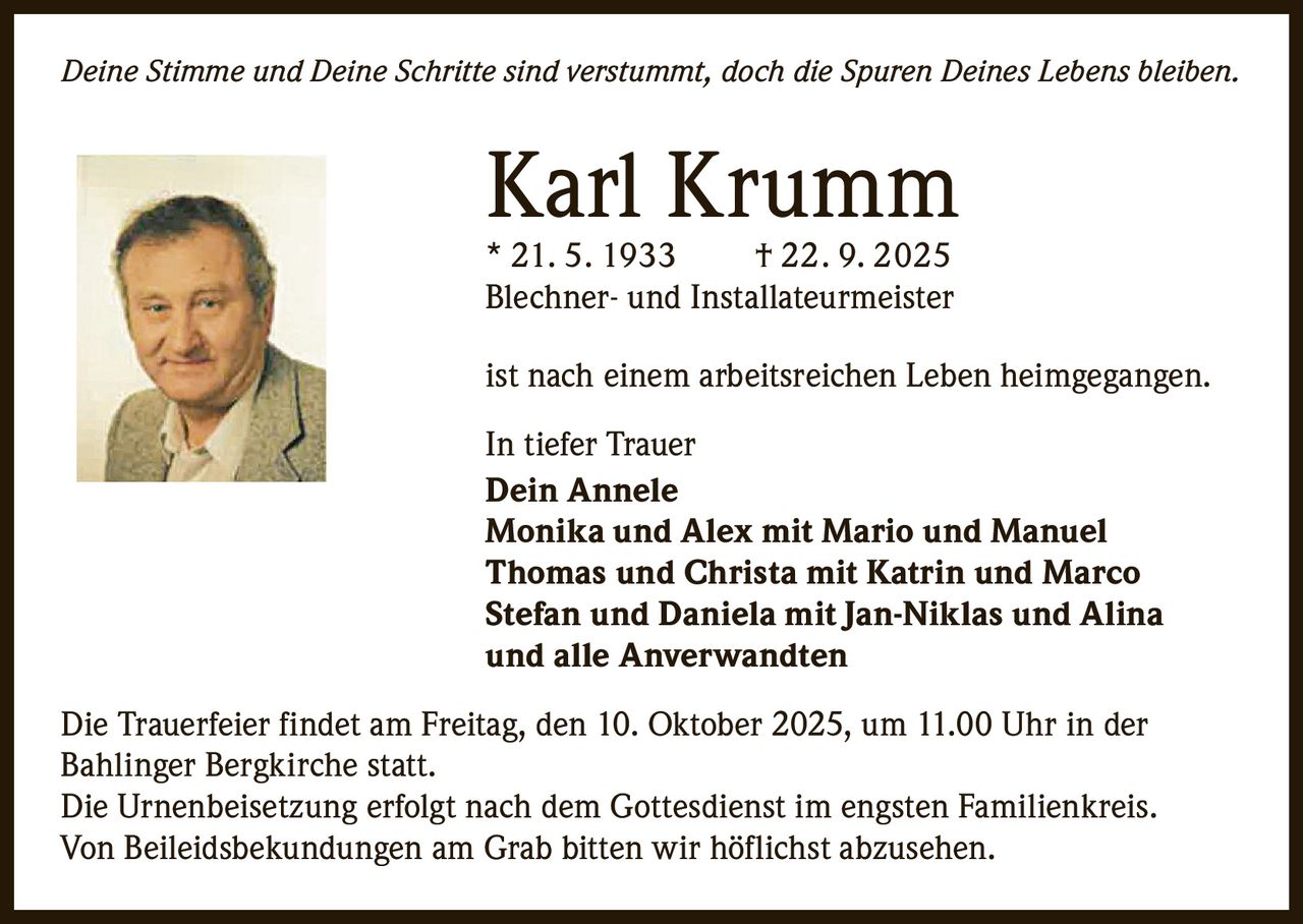 Ankündigung