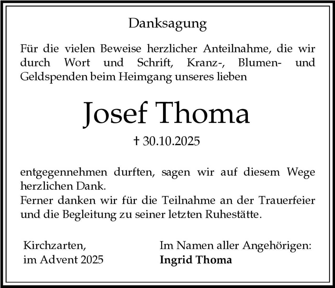 Ankündigung
