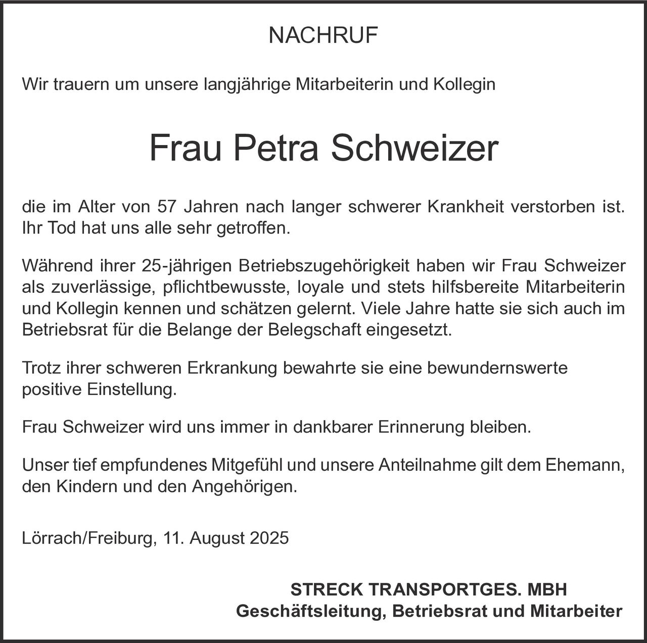 Ankündigung