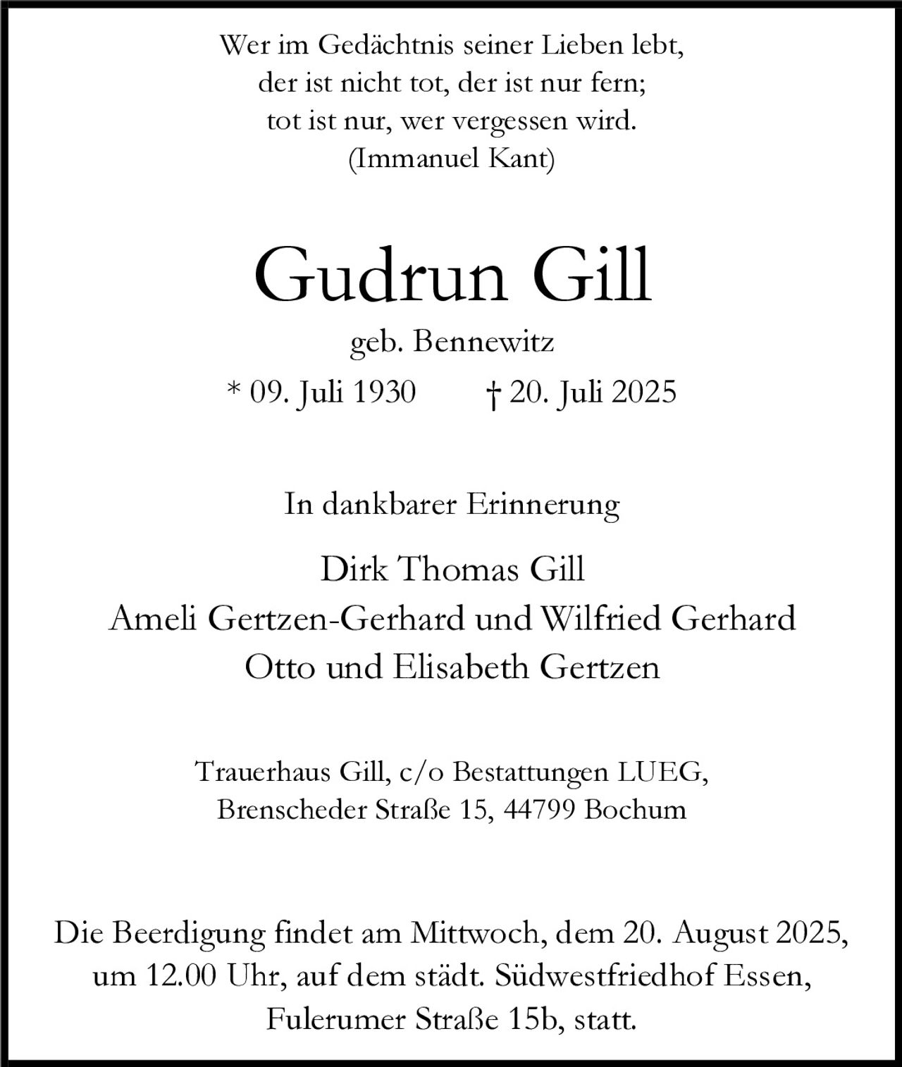 Ankündigung
