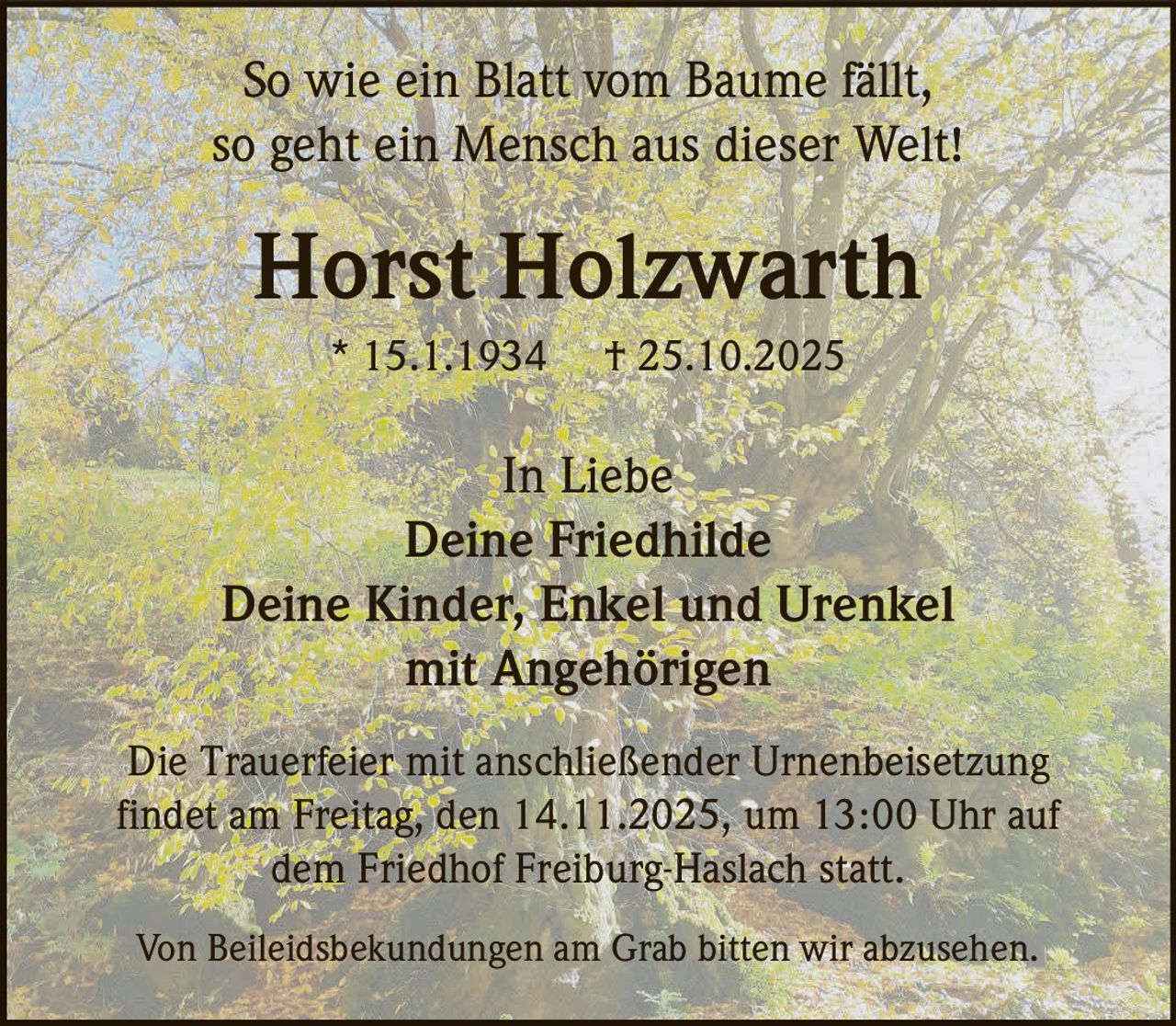 Ankündigung