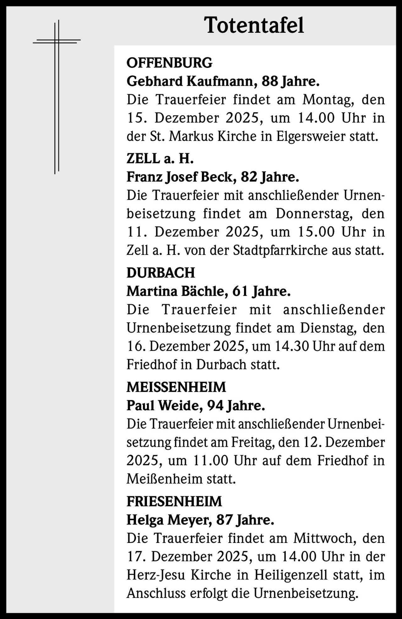 Ankündigung
