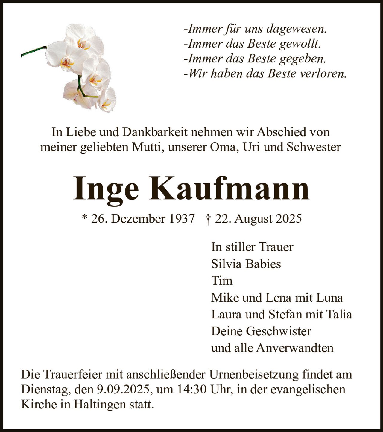 Ankündigung