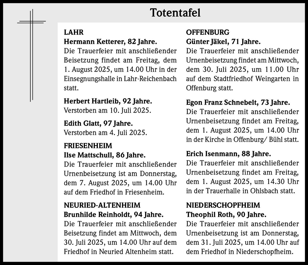 Ankündigung