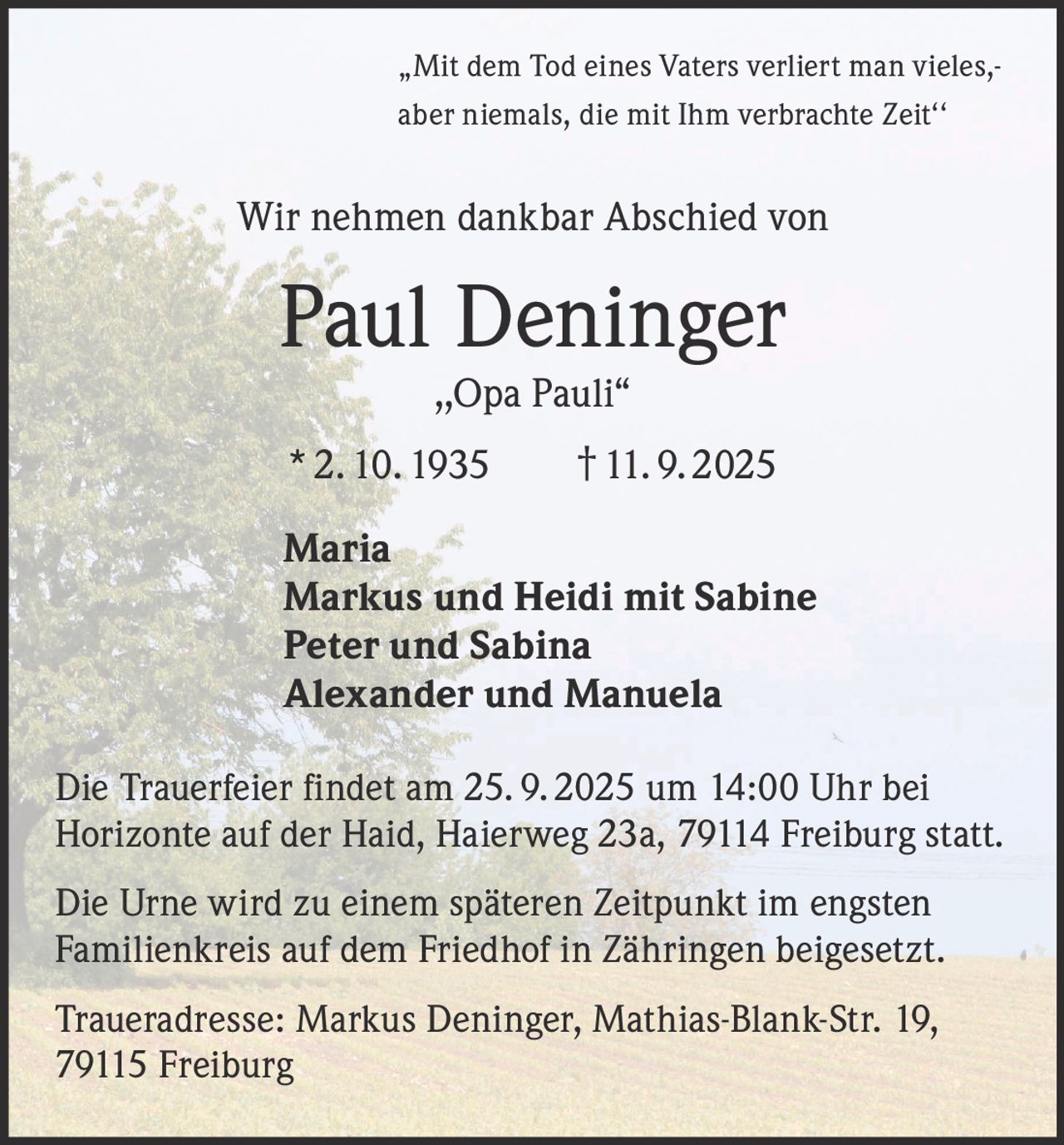 Ankündigung