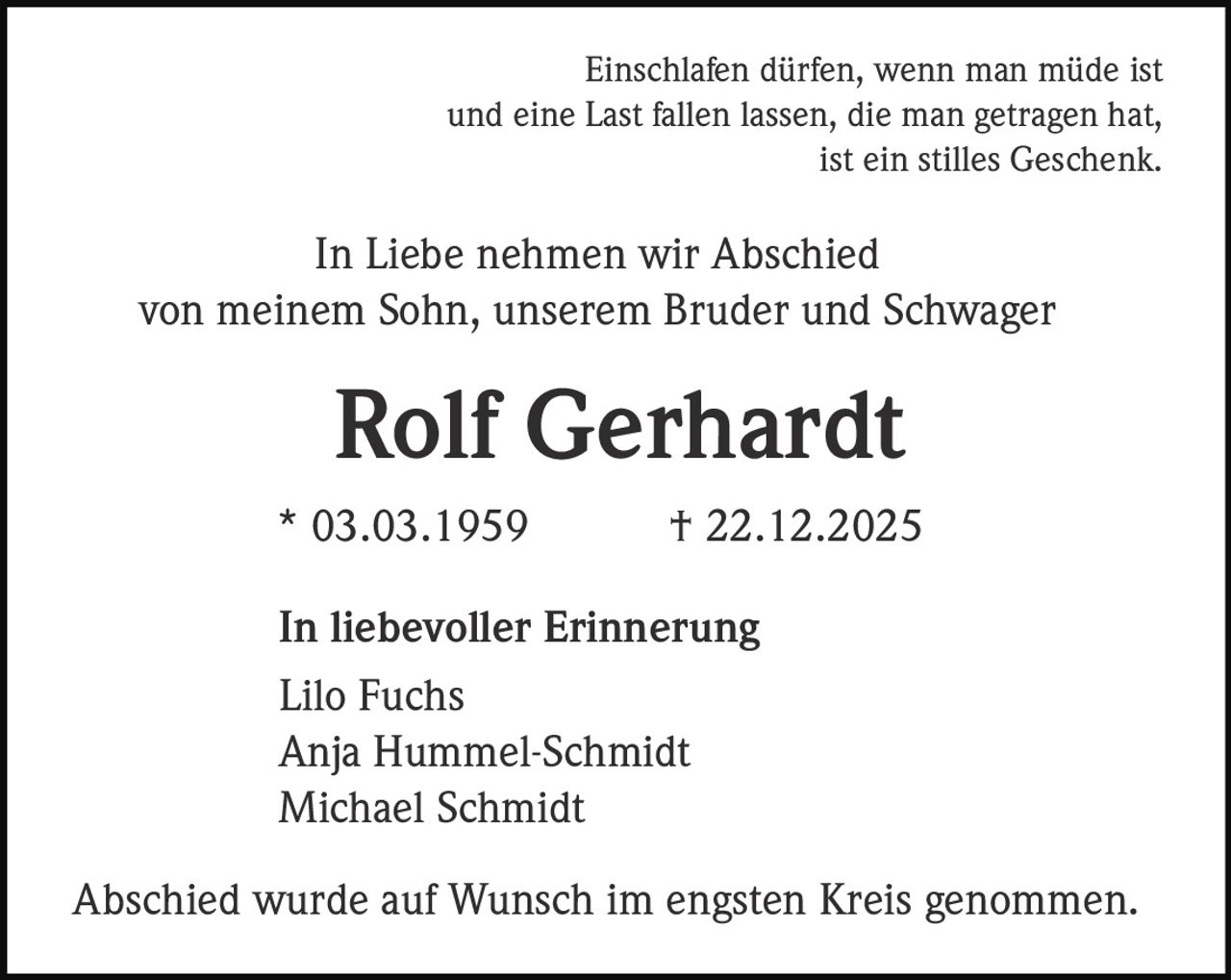Ankündigung