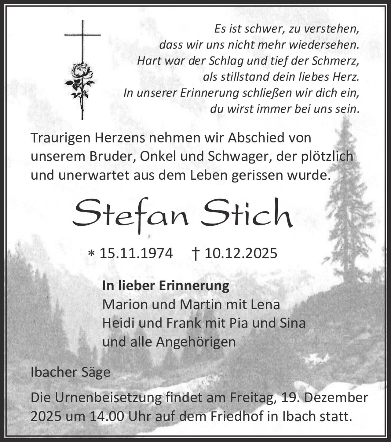 Ankündigung