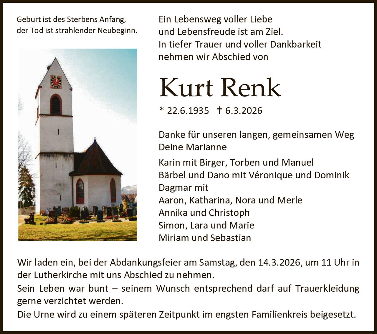 Ankündigung