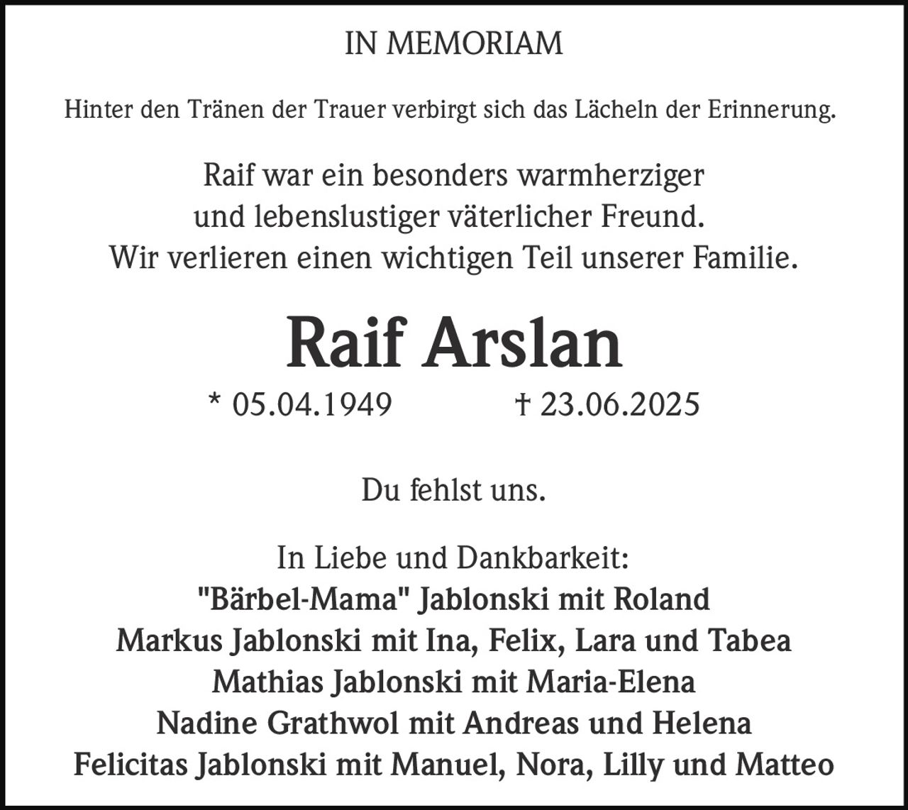 Ankündigung