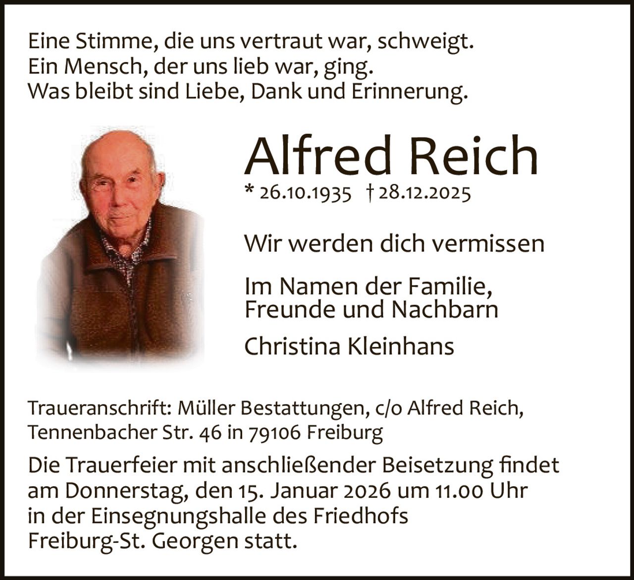 Ankündigung
