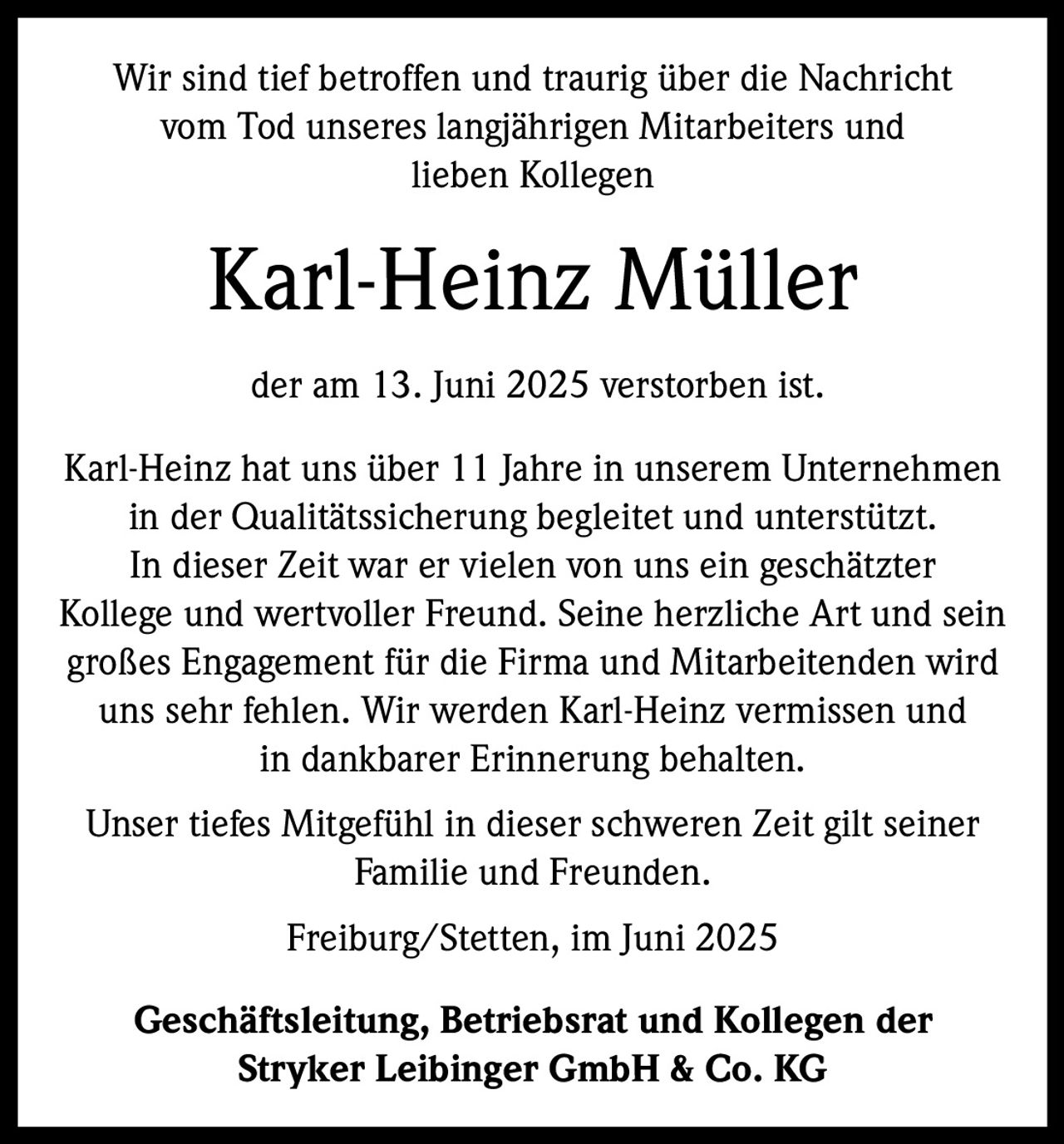 Ankündigung