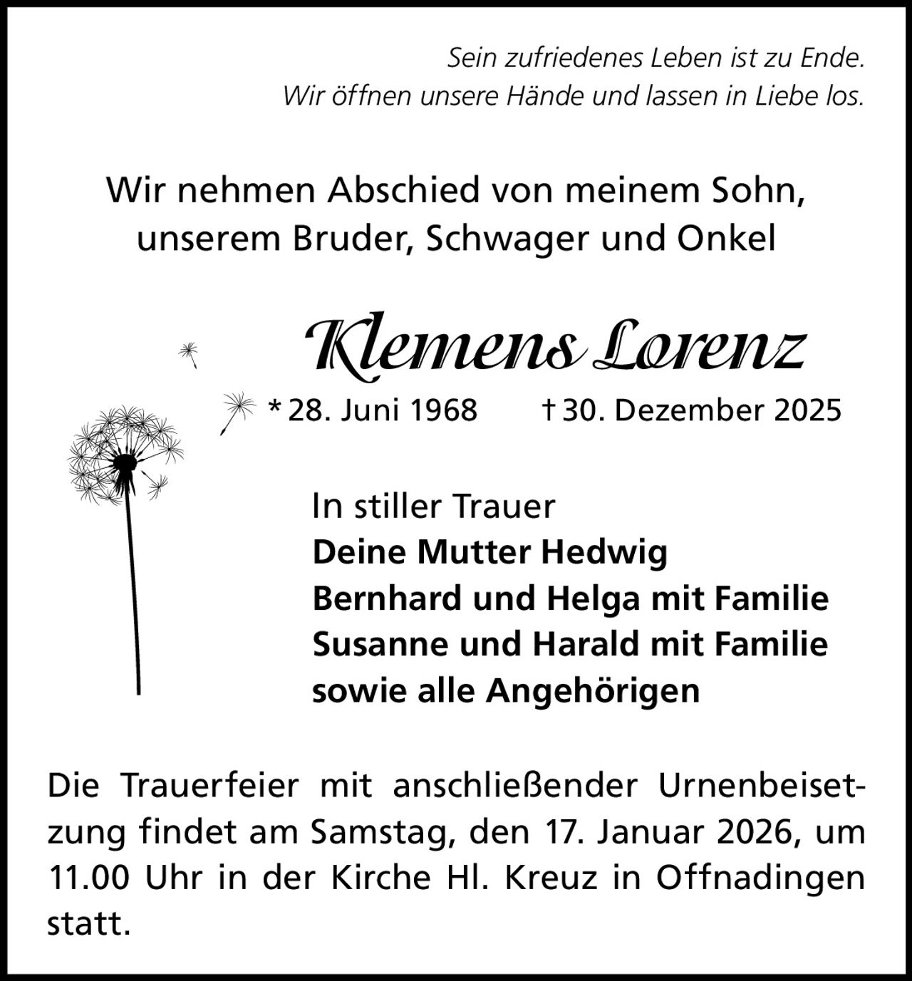 Ankündigung