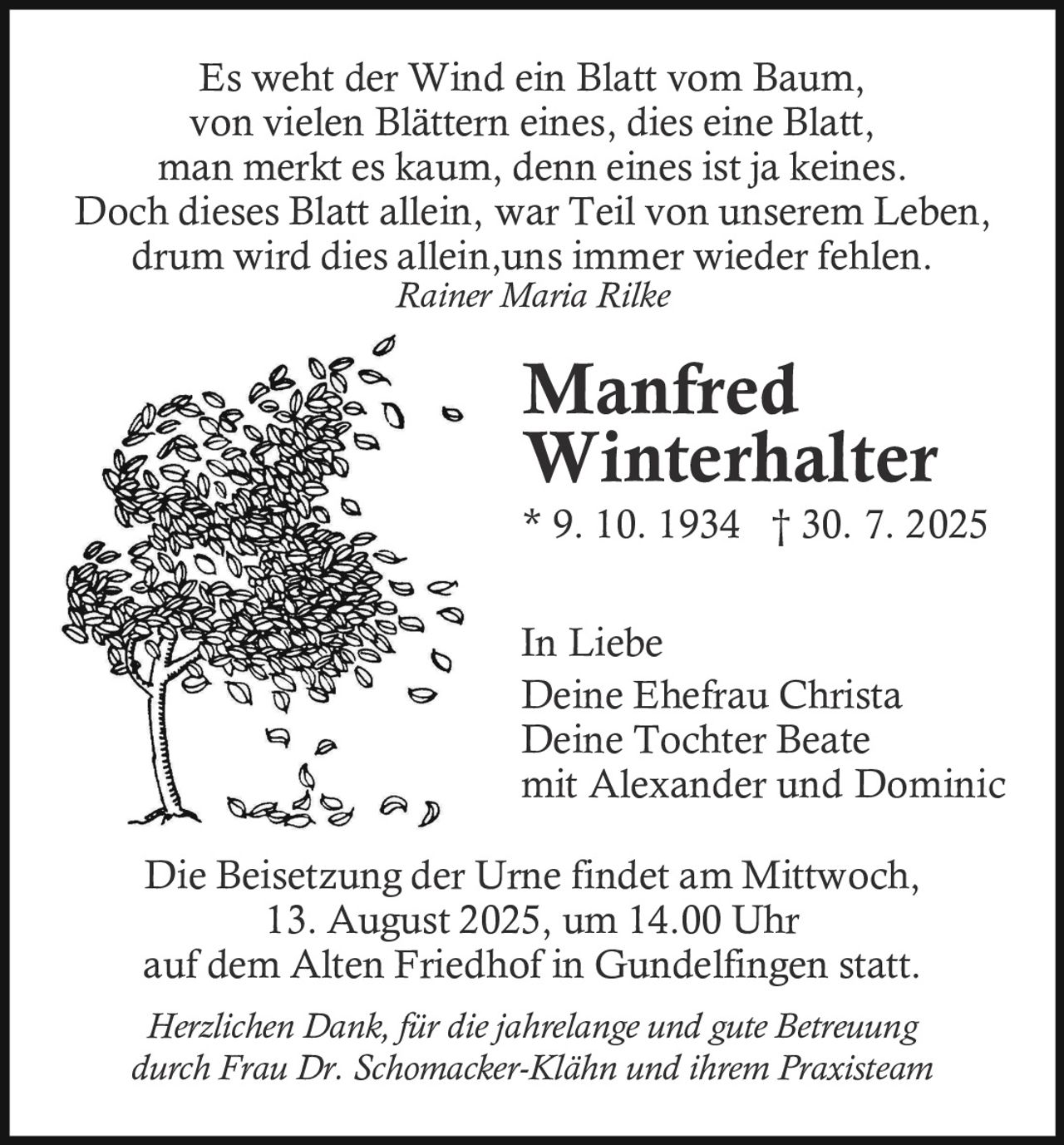 Ankündigung