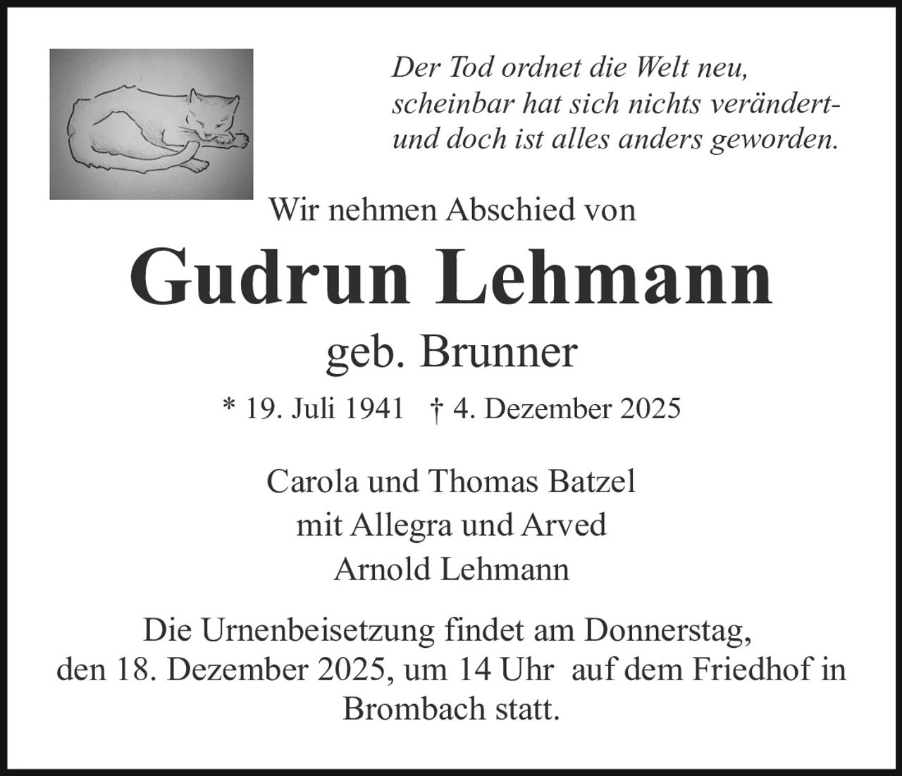 Ankündigung
