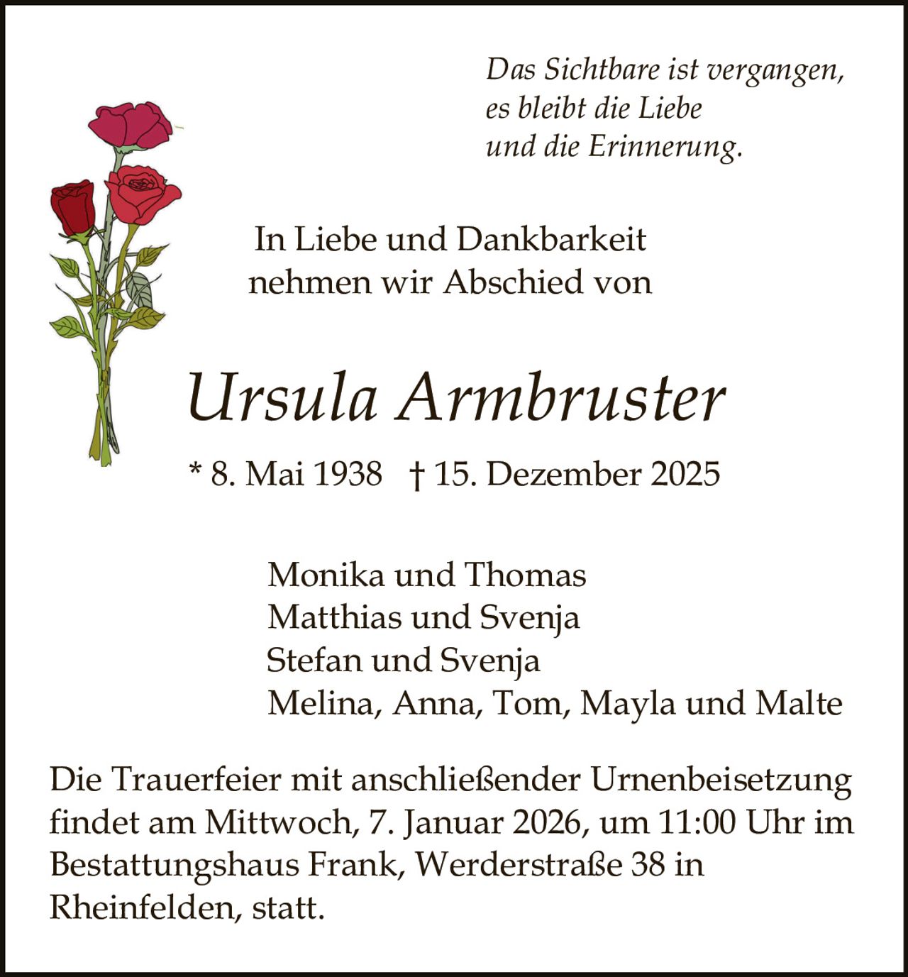 Ankündigung