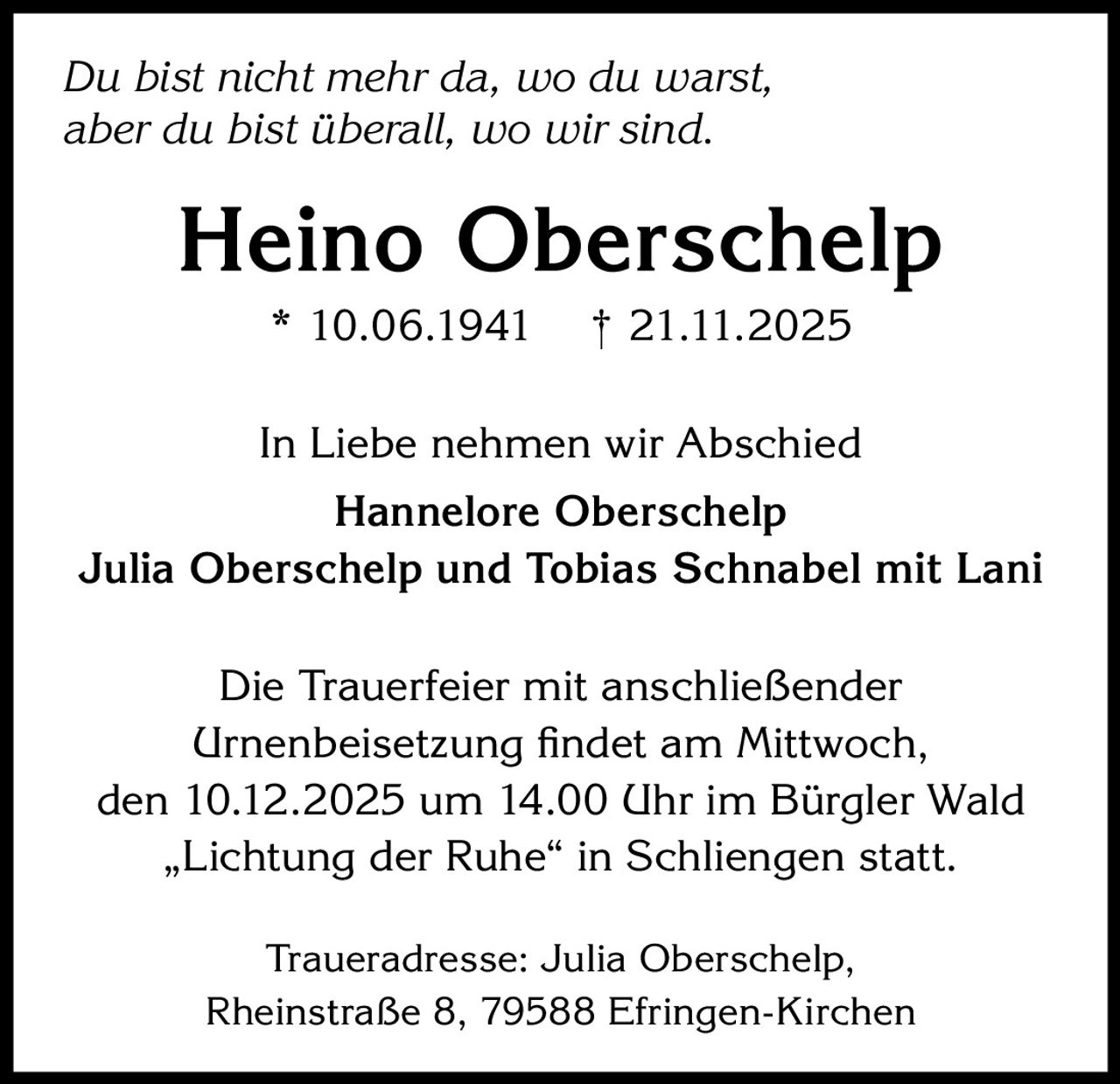 Ankündigung