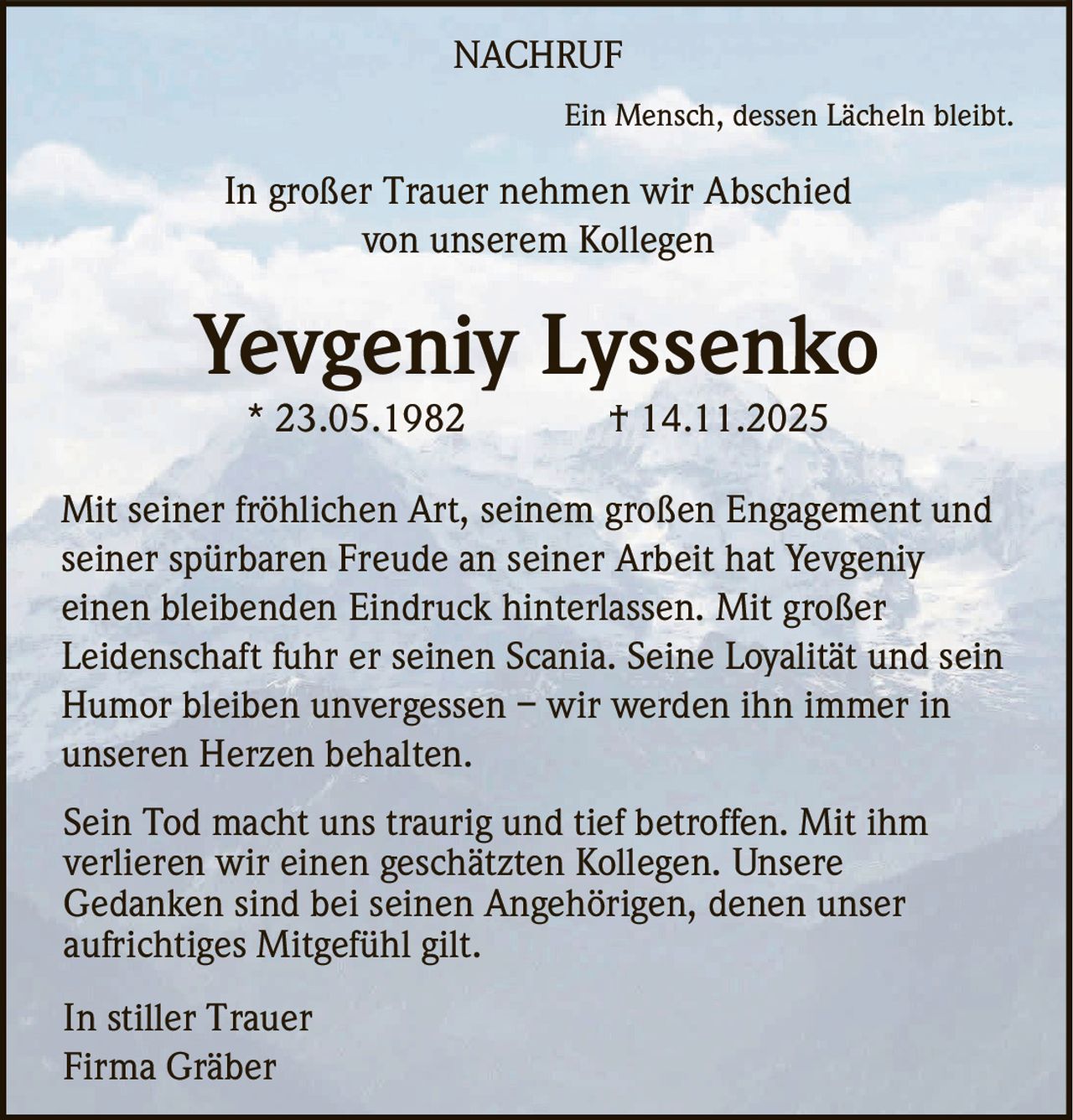 Ankündigung