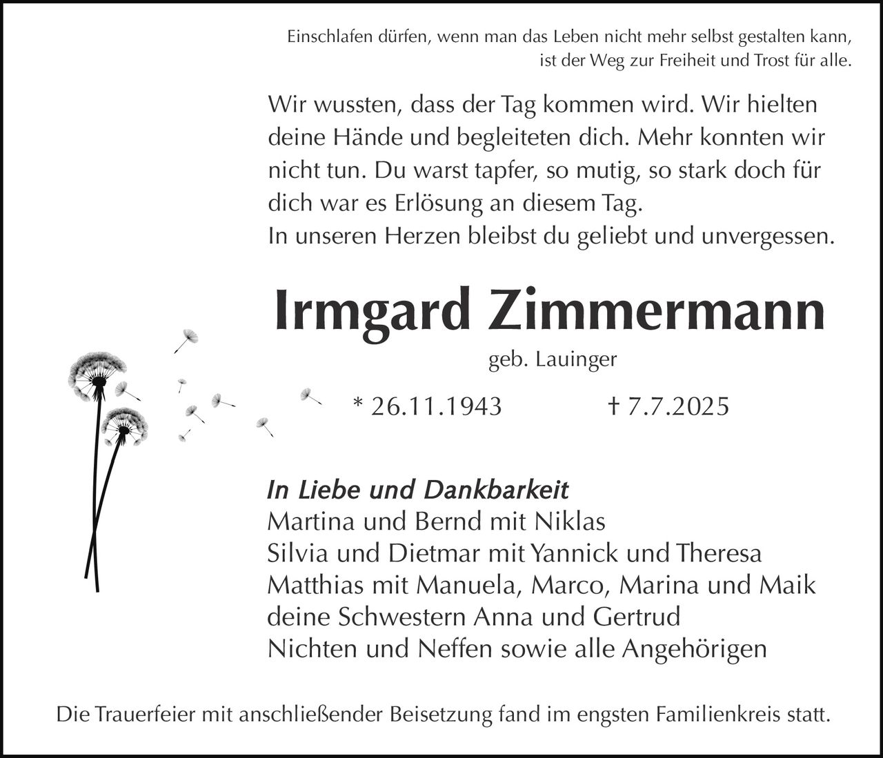 Ankündigung