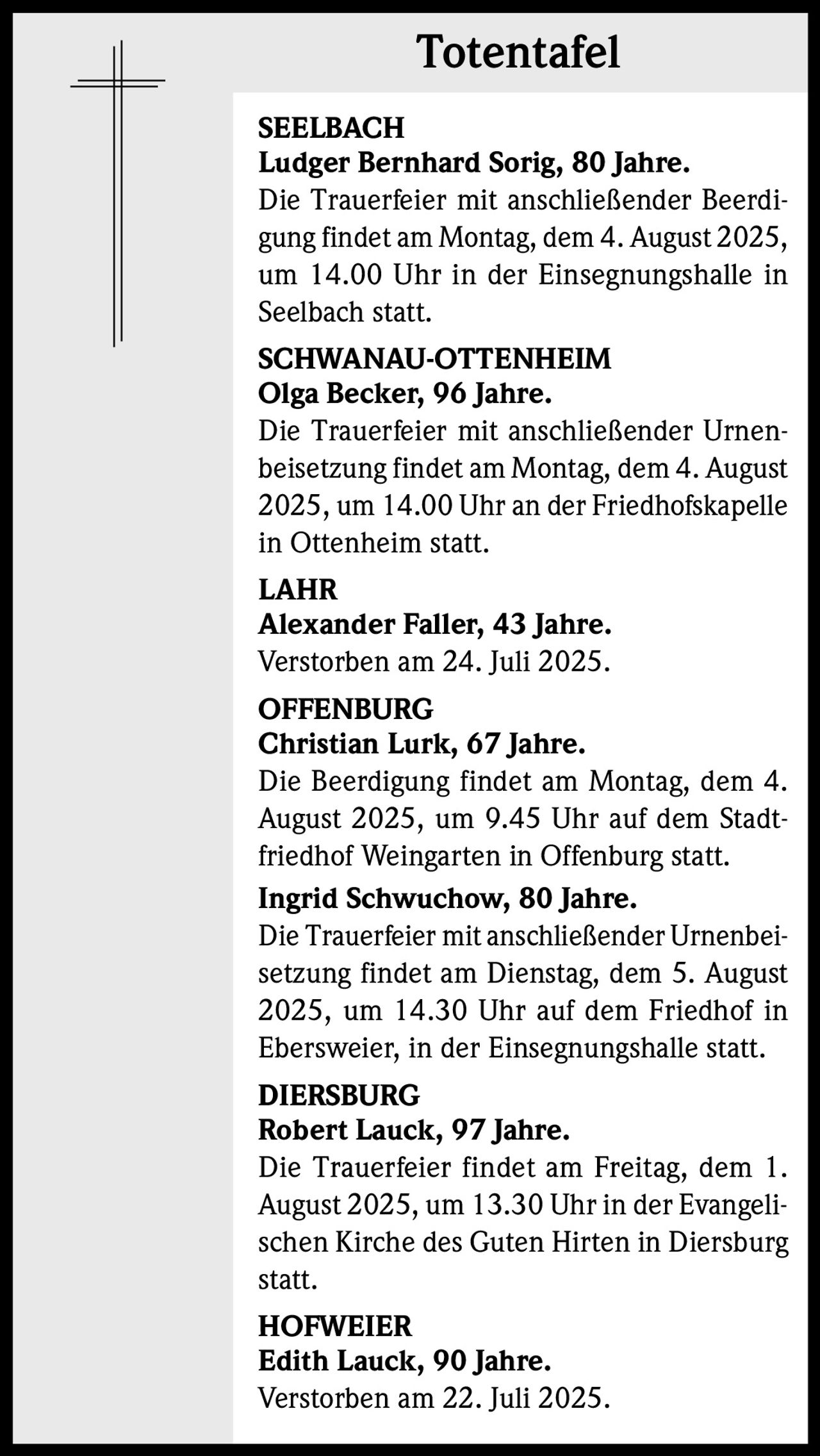 Ankündigung