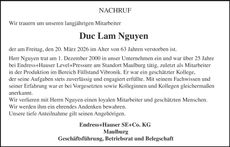 Ankündigung