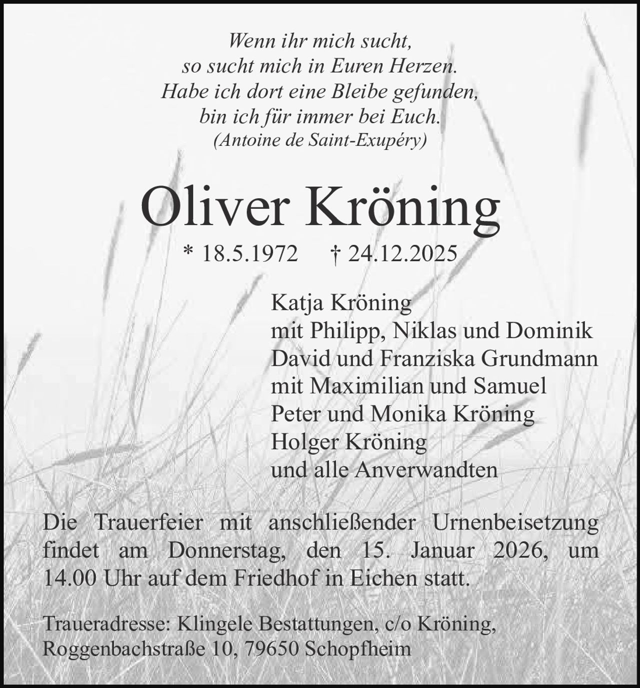 Ankündigung