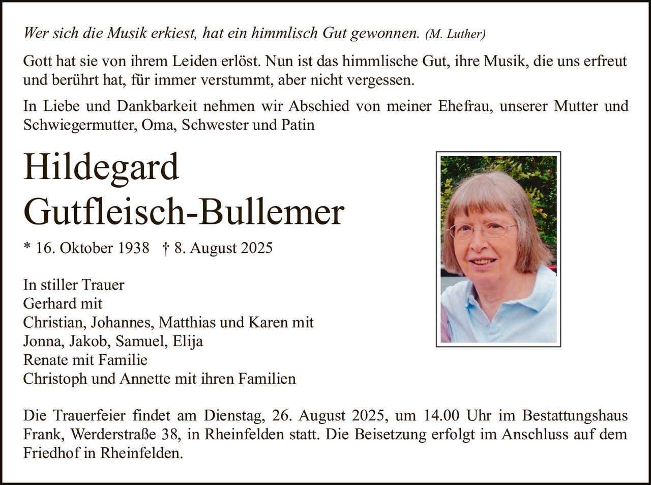 Ankündigung