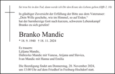 Ankündigung
