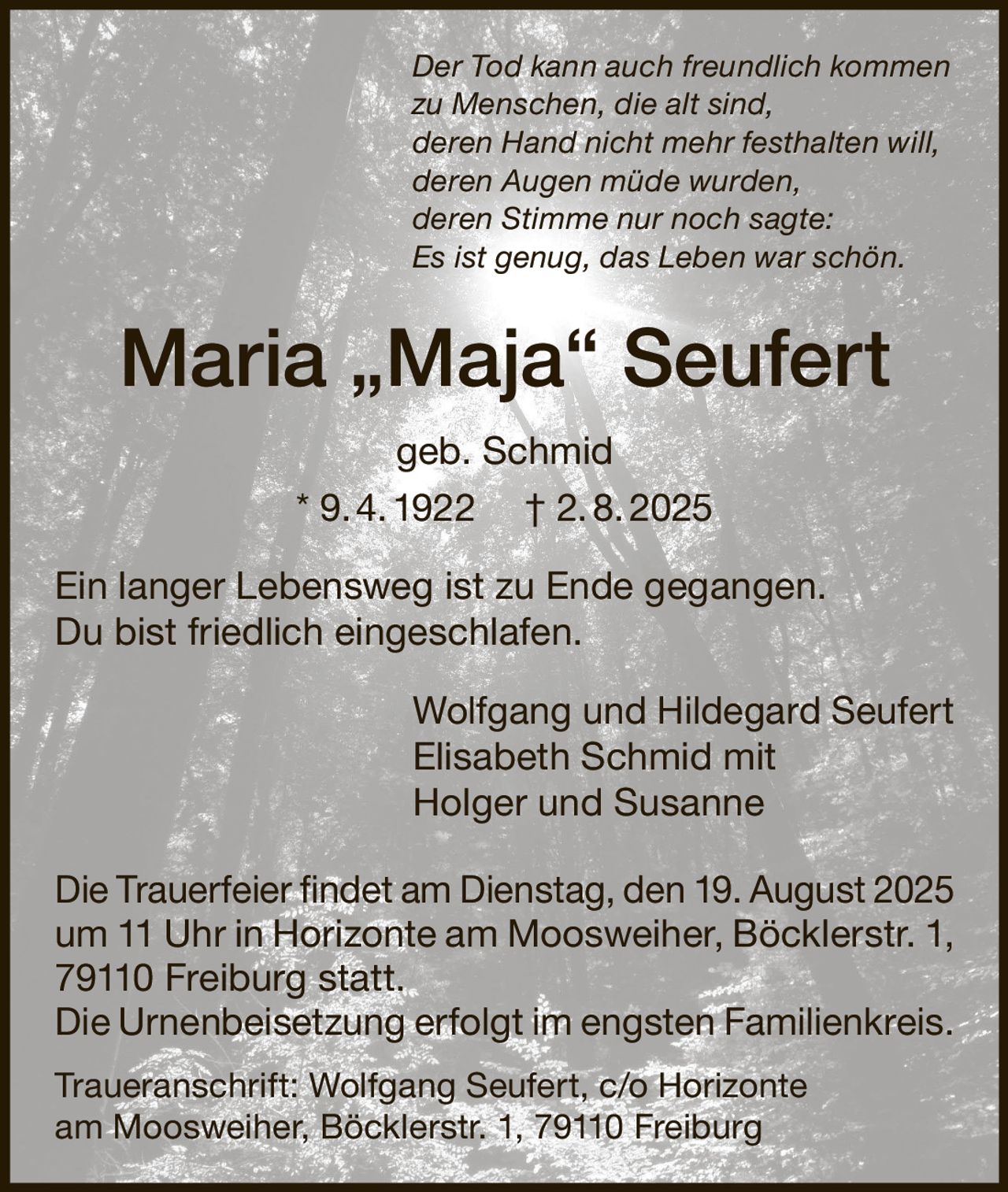 Ankündigung