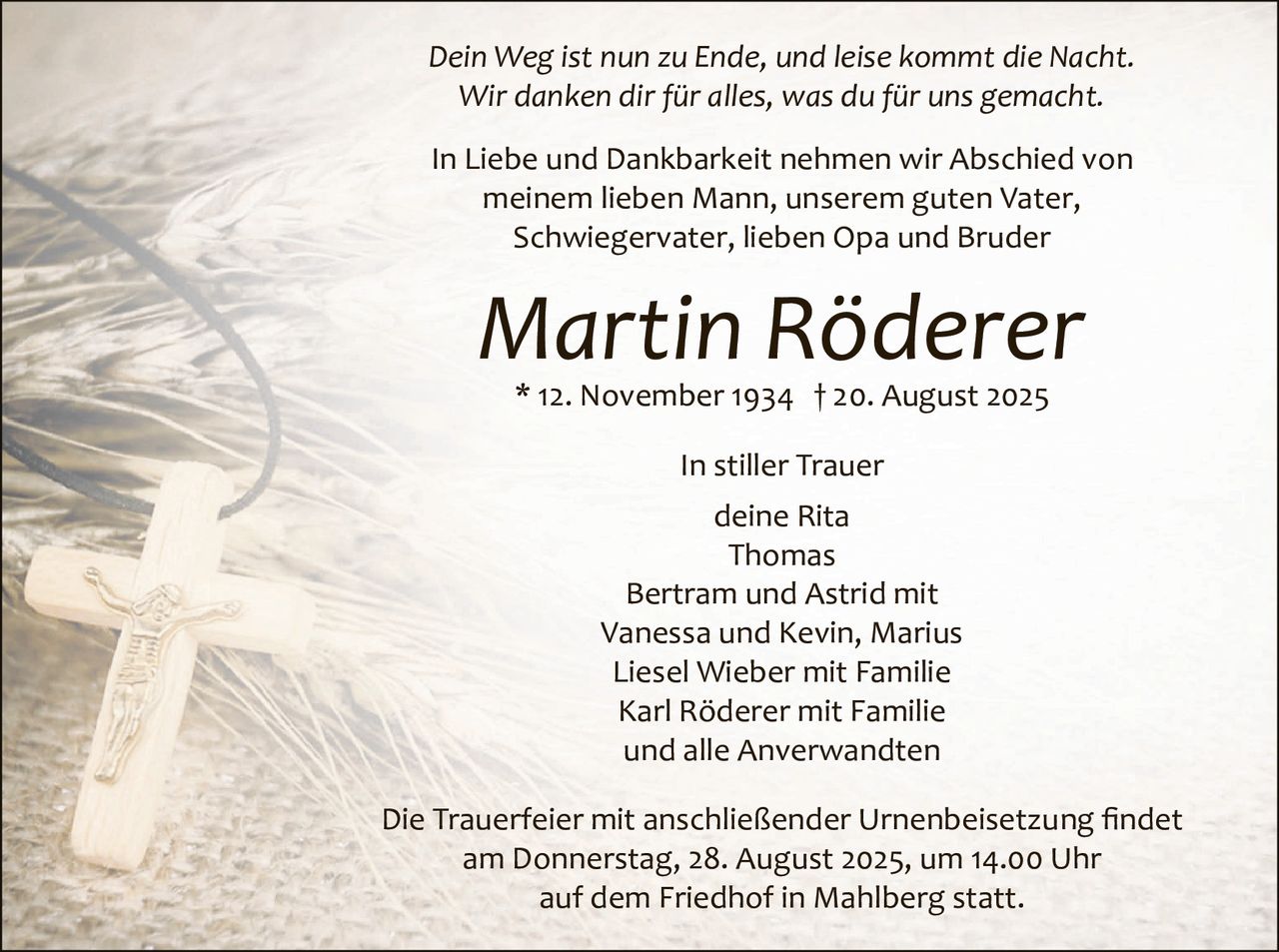 Ankündigung